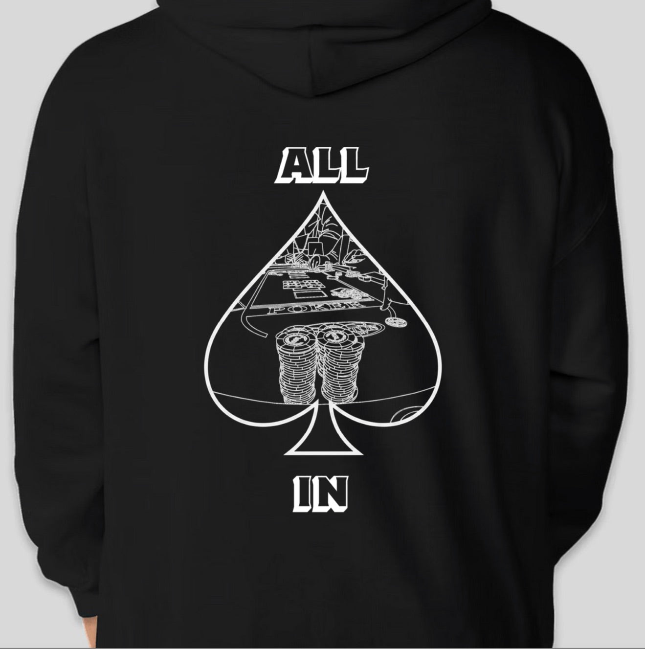 ALL IN hoodie by LivALil "Spades"