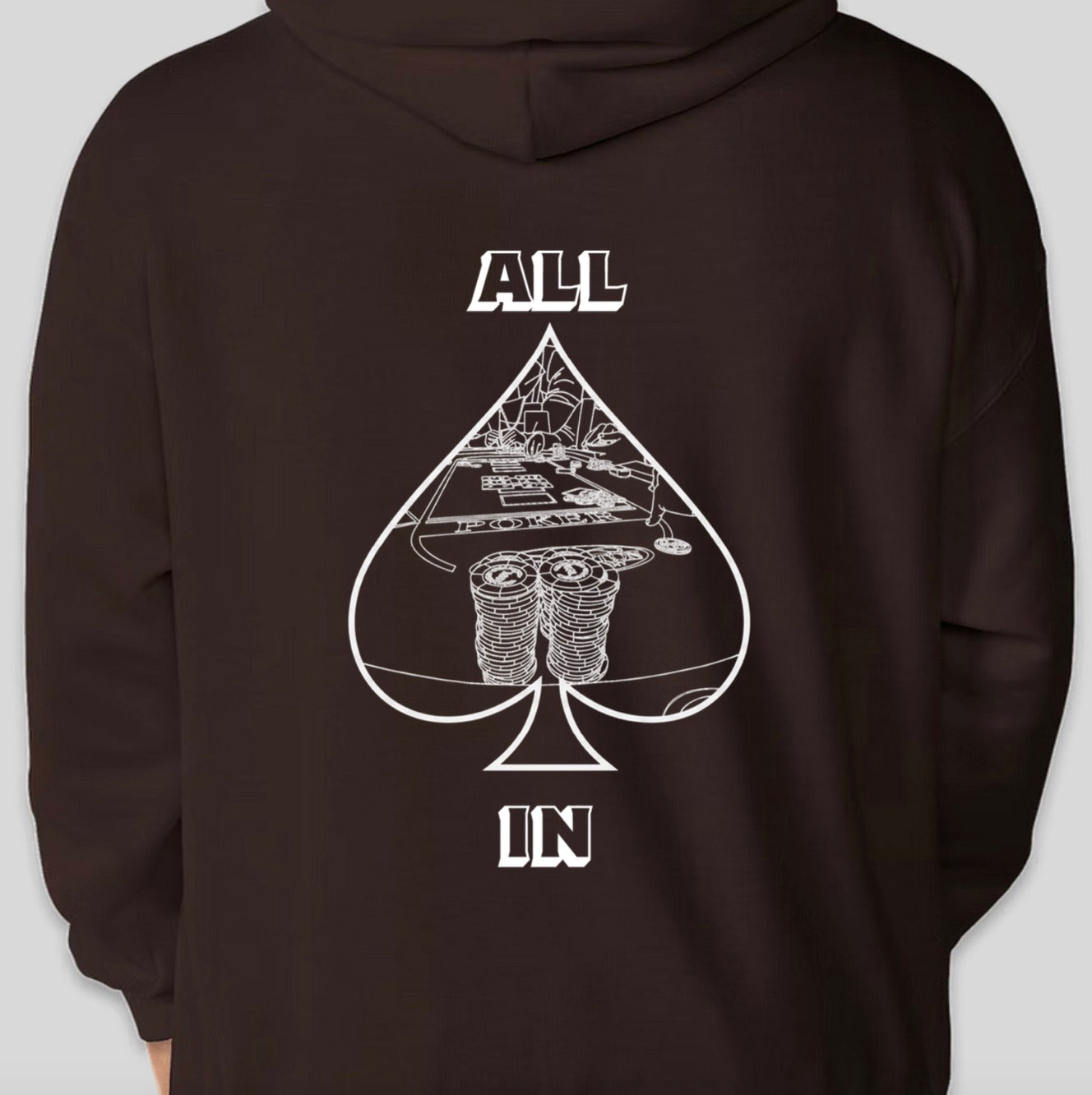 ALL IN hoodie by LivALil "Spades"