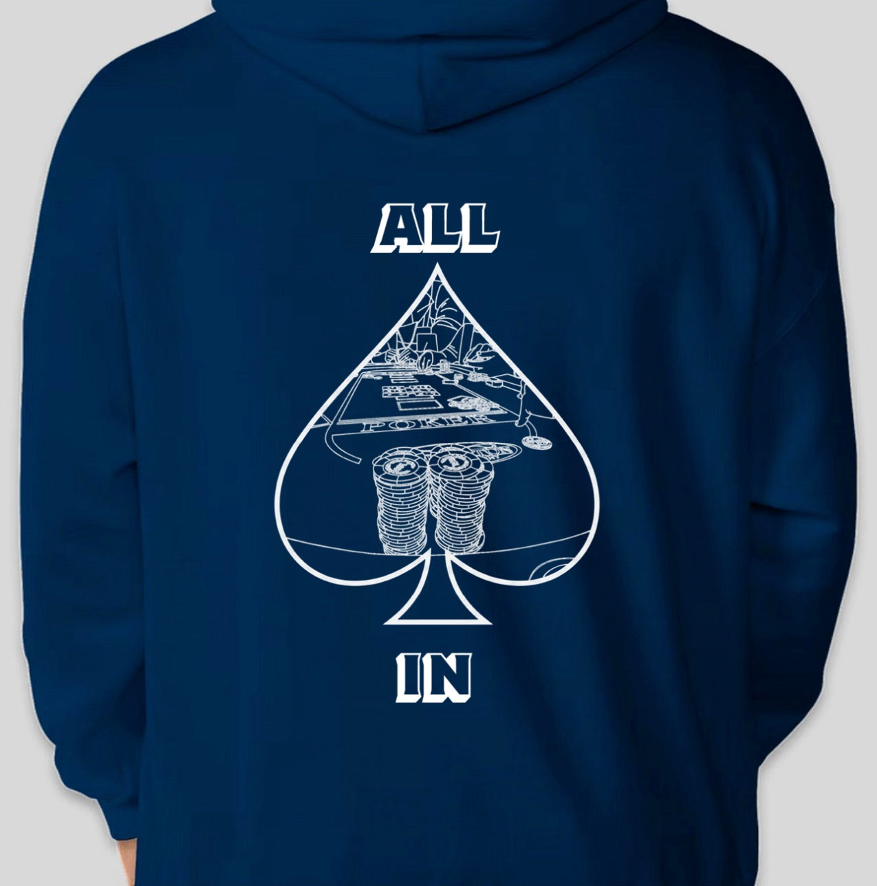 ALL IN hoodie by LivALil "Spades"