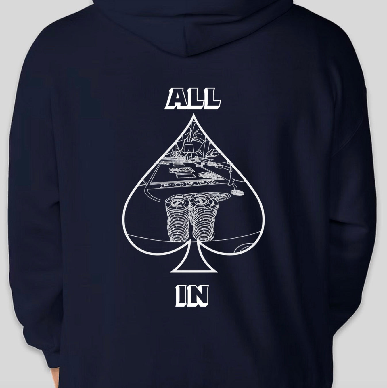ALL IN hoodie by LivALil "Spades"