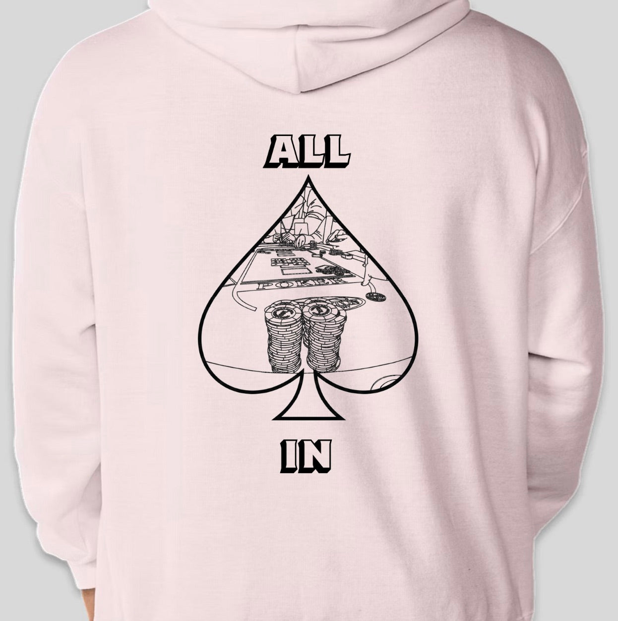 ALL IN hoodie by LivALil "Spades"