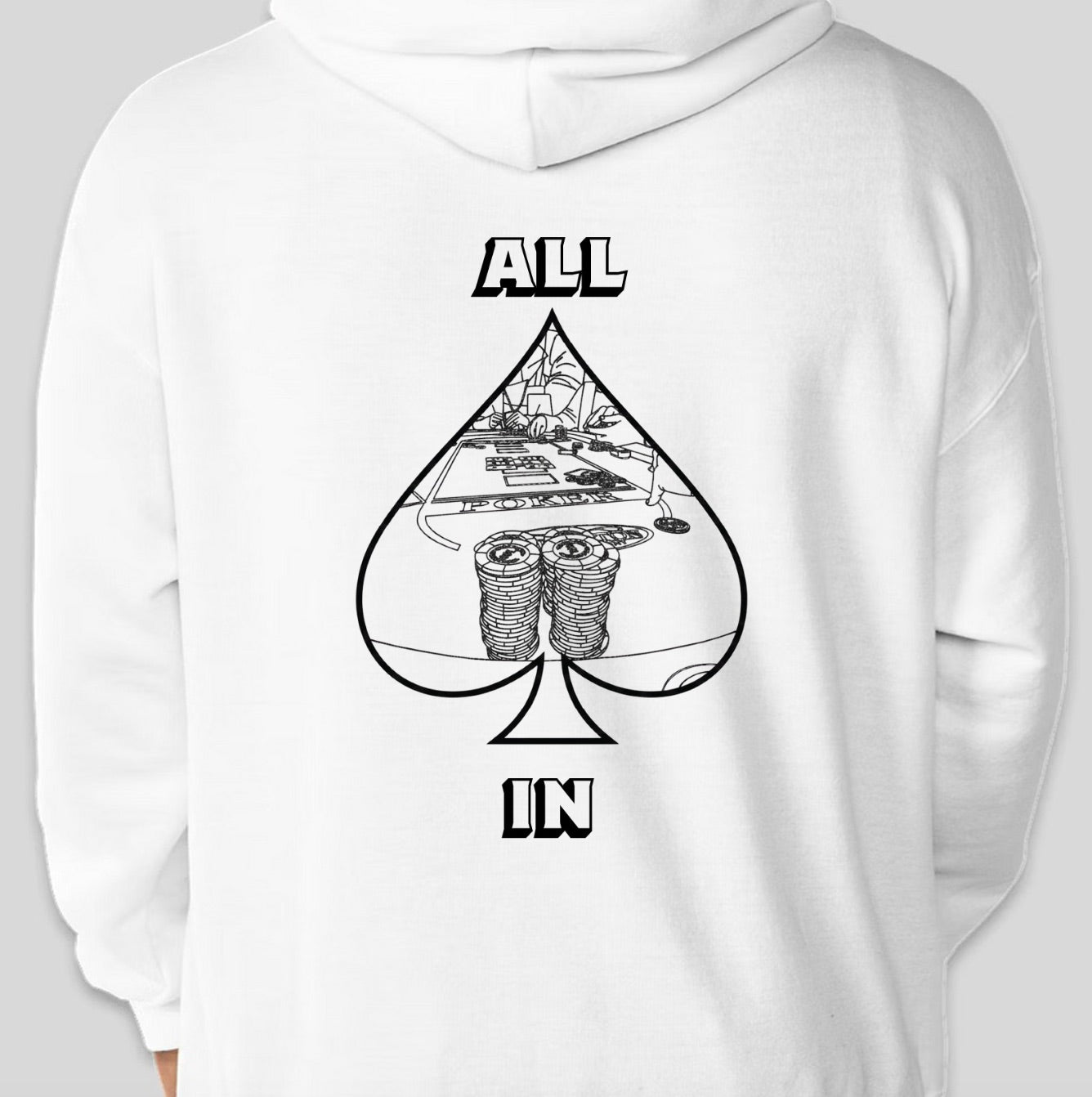 ALL IN hoodie by LivALil "Spades"