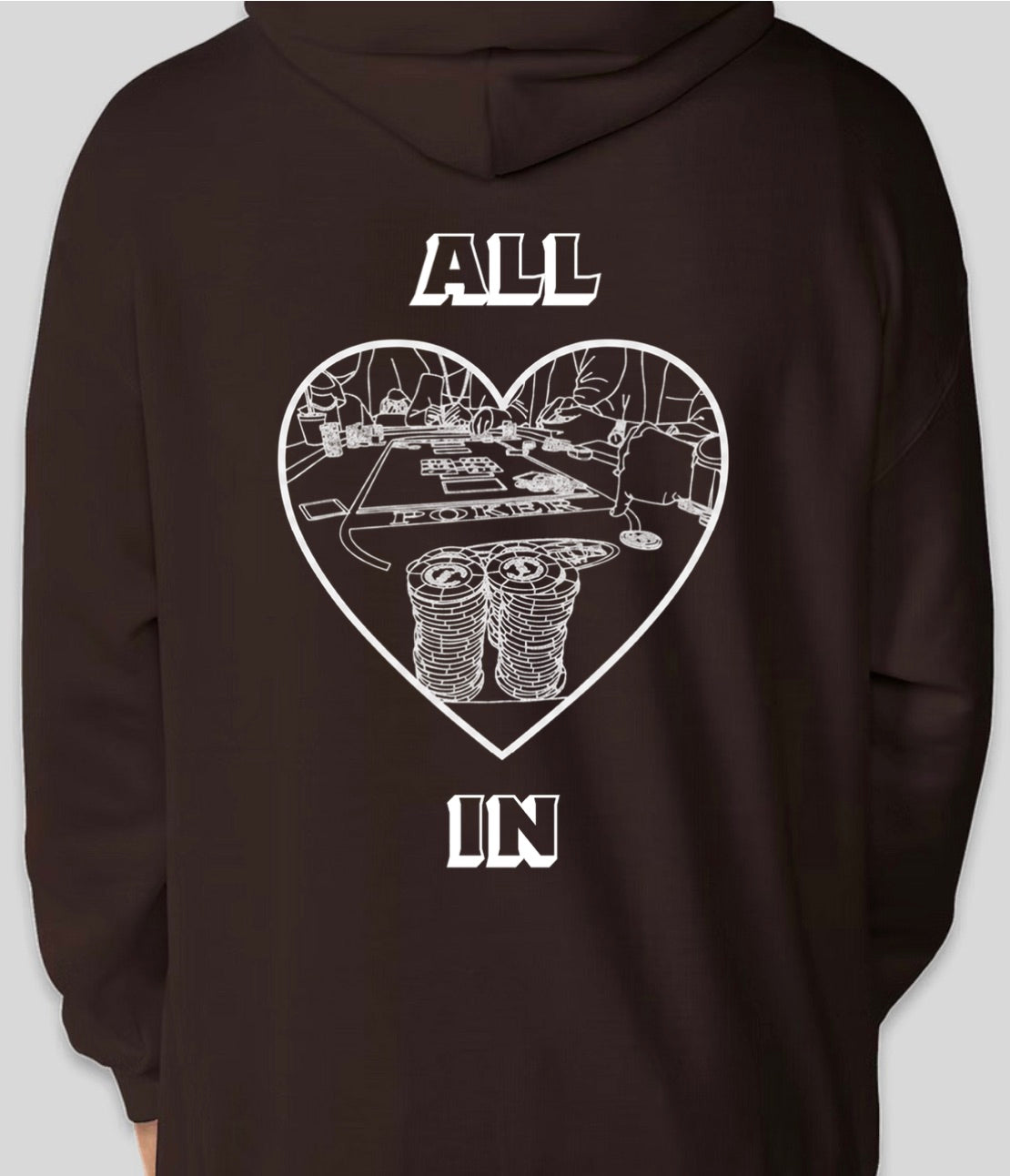 ALL IN hoodie by LivALil "Hearts"