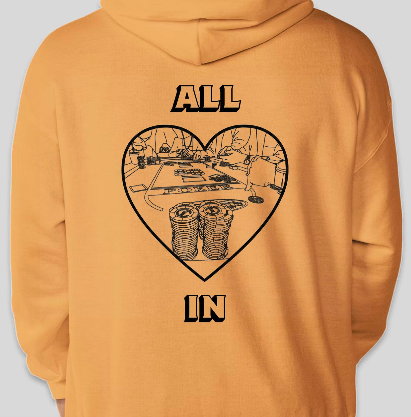 ALL IN hoodie by LivALil "Hearts"