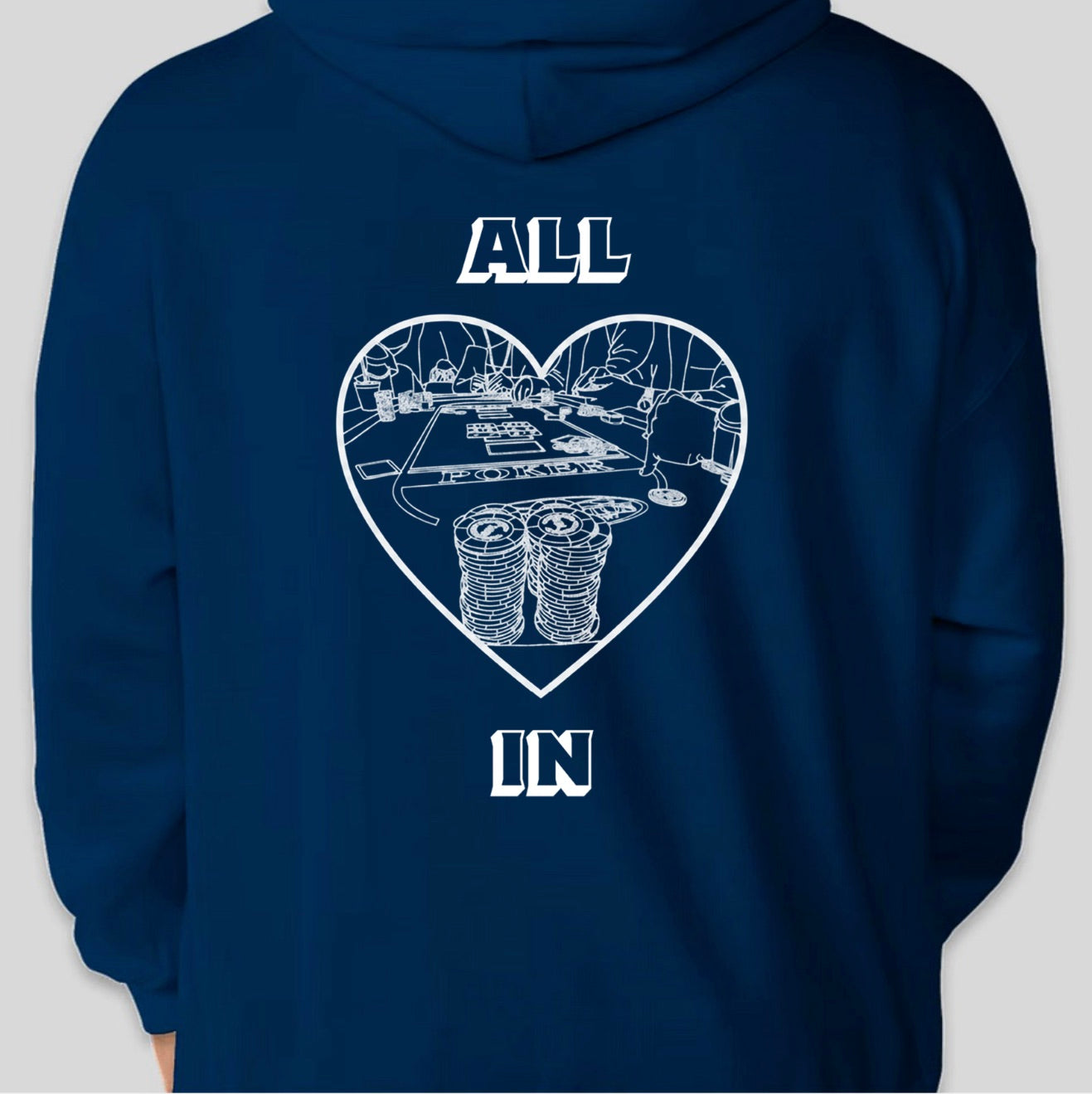ALL IN hoodie by LivALil "Hearts"