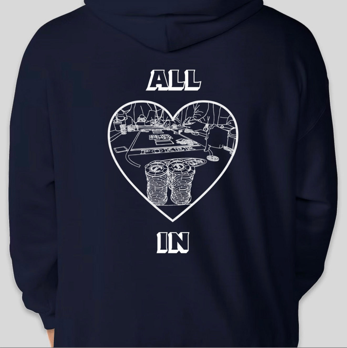 ALL IN hoodie by LivALil "Hearts"