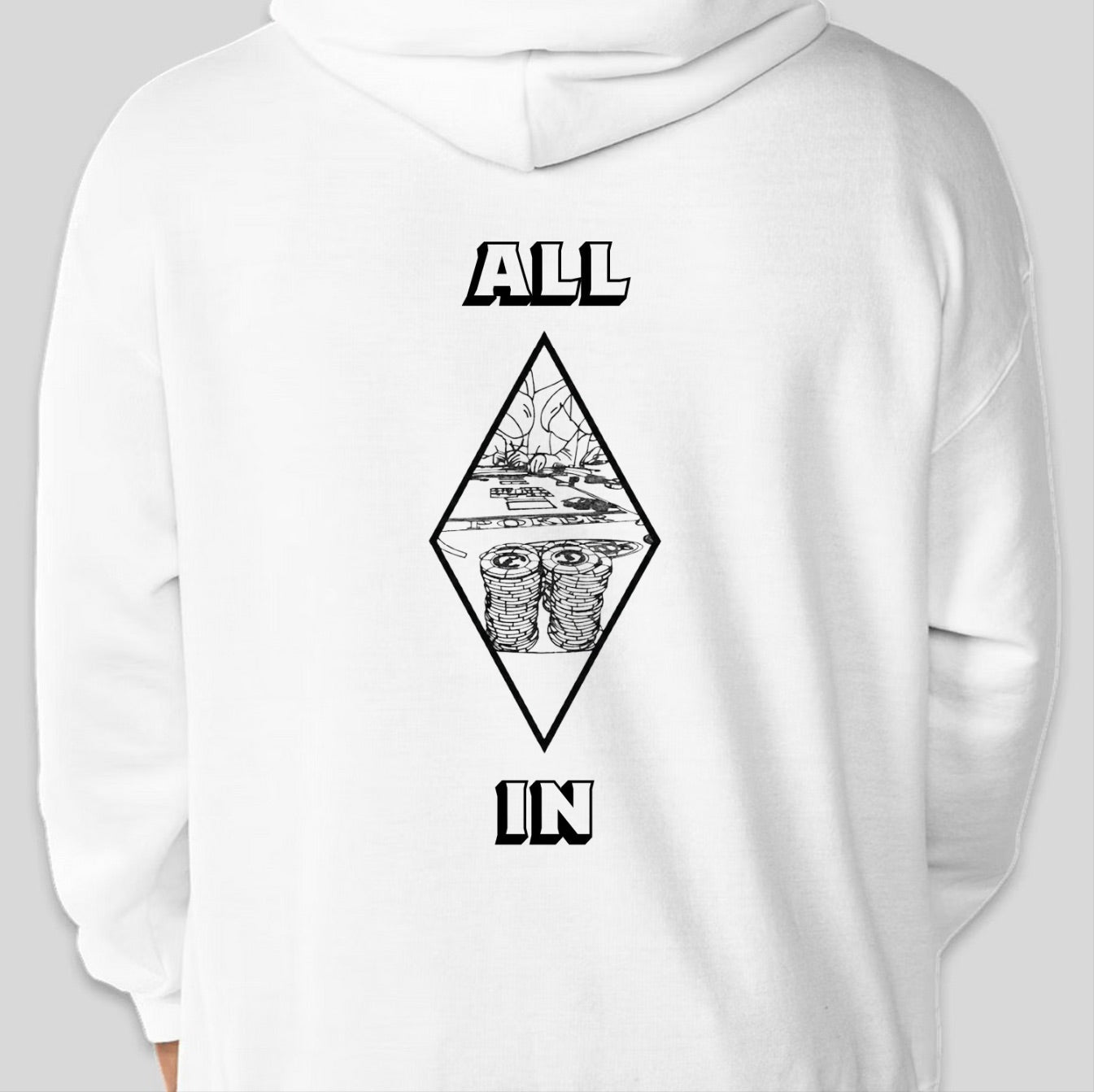 ALL IN Hoodie by LivALil "Diamonds"