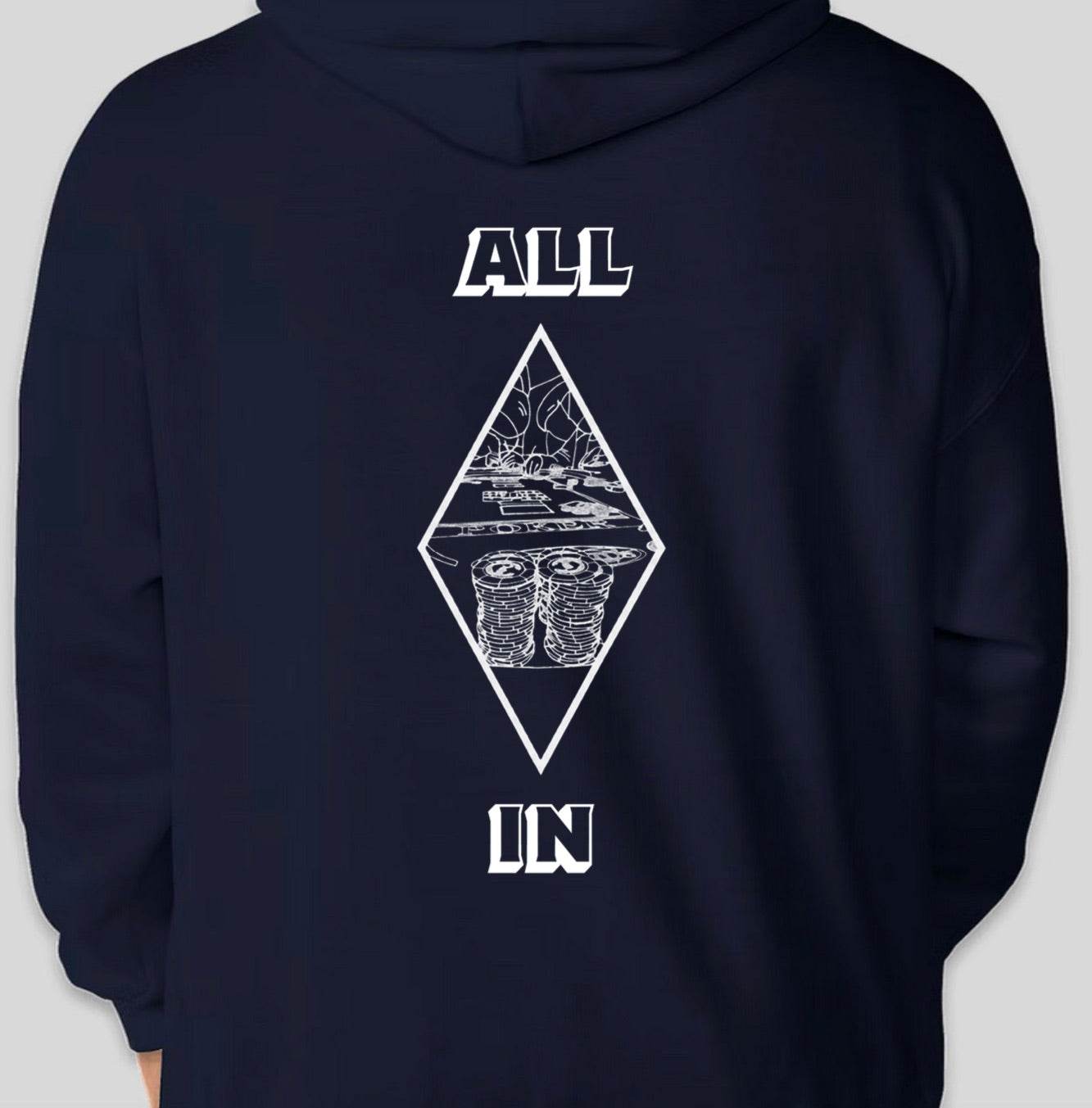 ALL IN Hoodie by LivALil "Diamonds"
