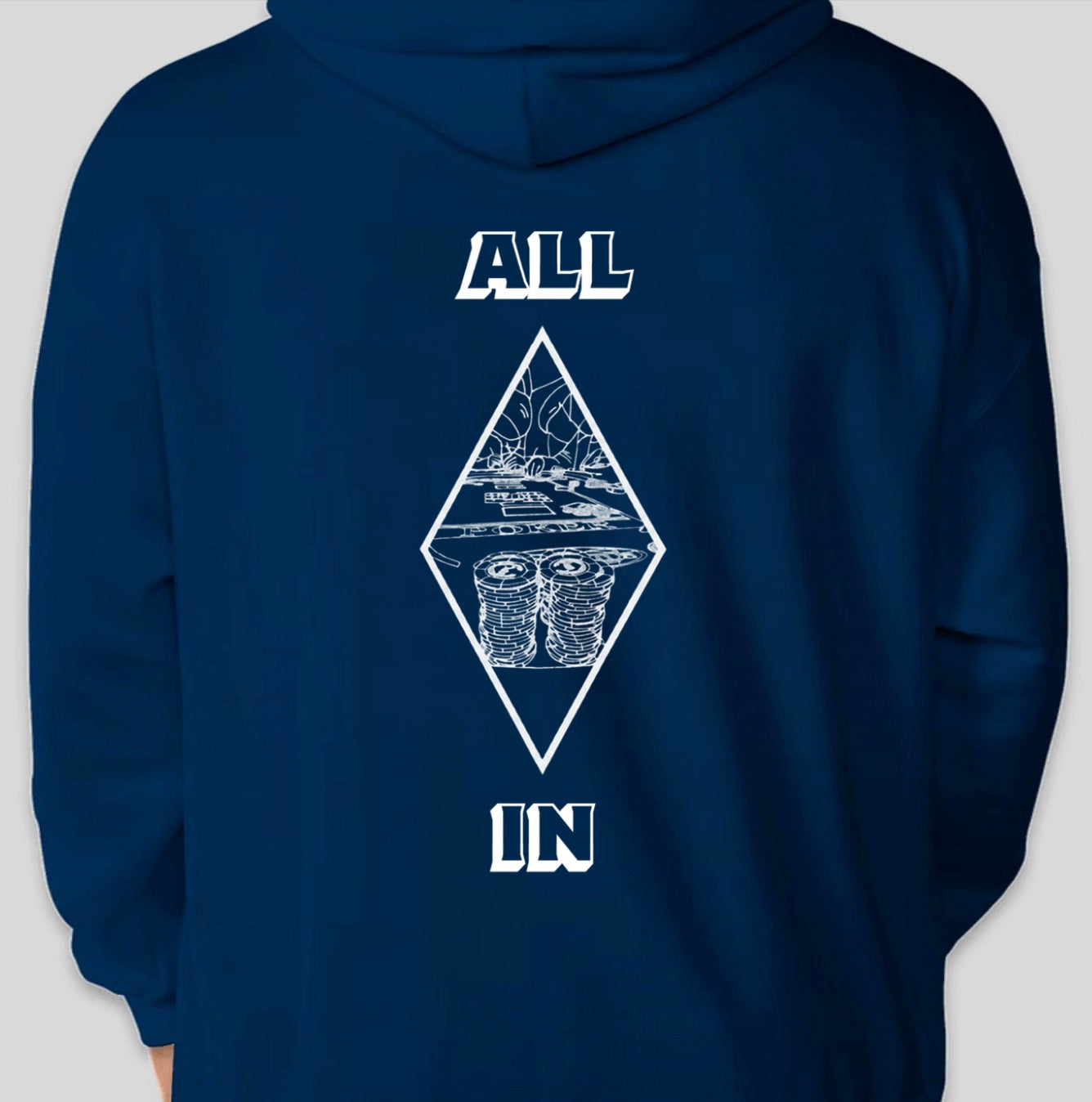 ALL IN Hoodie by LivALil "Diamonds"