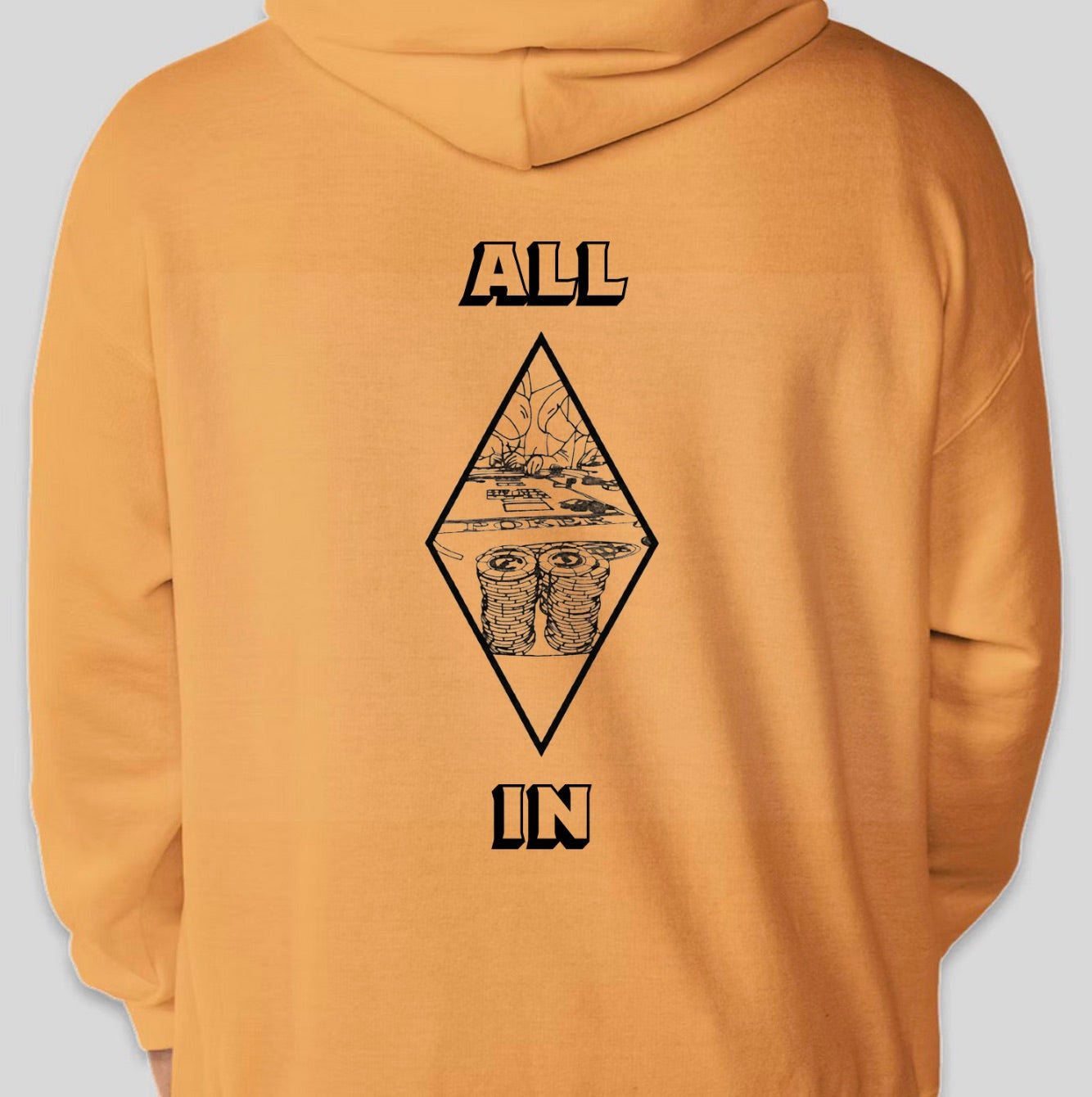 ALL IN Hoodie by LivALil "Diamonds"