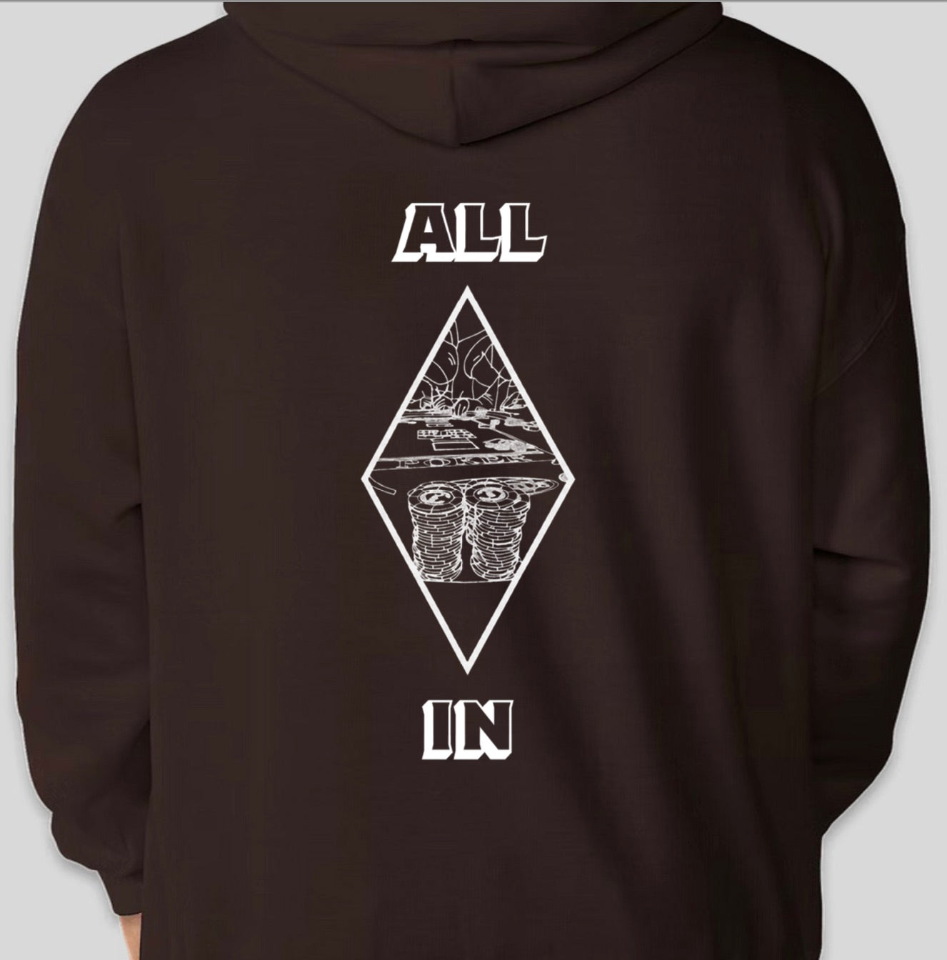 ALL IN Hoodie by LivALil "Diamonds"